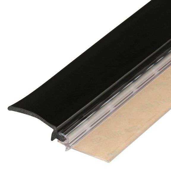 (2) 58 in. Restroom Stall Door Privacy Cover Opaque/Smoke Self-Adhesive