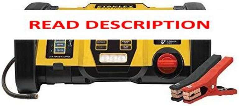 Stanley PP1DCS Fatmax 1000 Peak Amp Power Station - Matthews Auctioneers