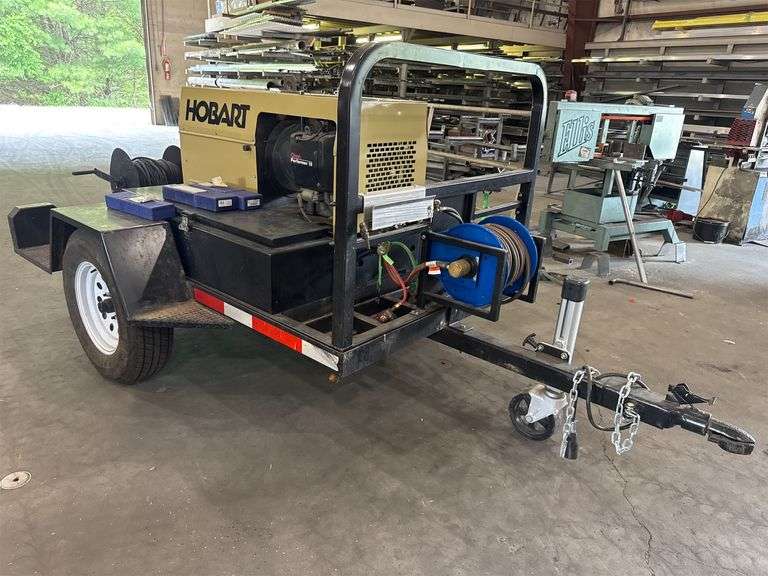 Hobart Champion 18 Portable gas powered Welder on Trail