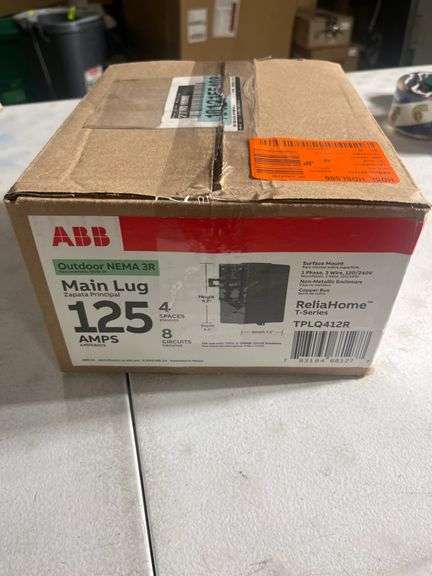 125 Amp 4-Space 8-Circuit Main Lug Outdoor Non-Metallic Load Center
