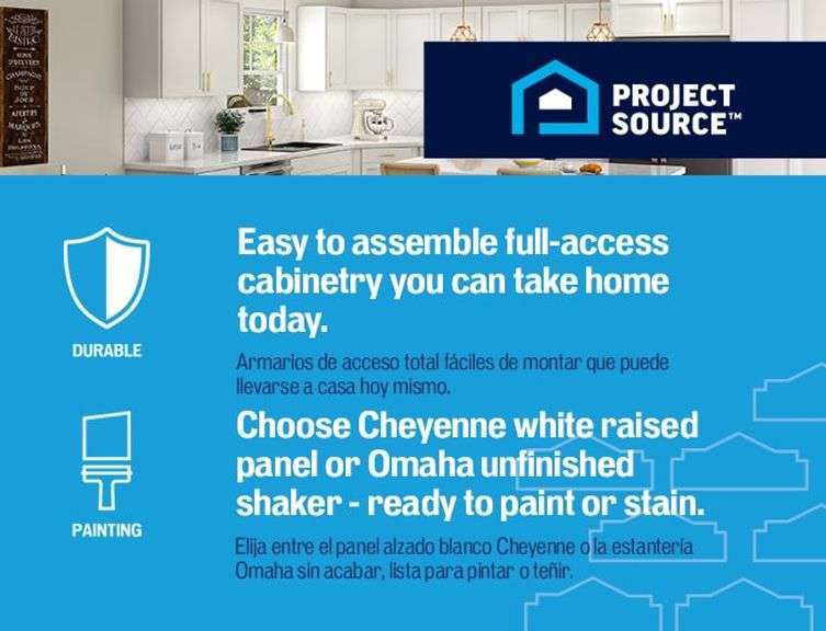 Project Source Omaha Unfinished 30-in W x 3-in H x 0.62-in D Unfinished Cabinet Fill Strip