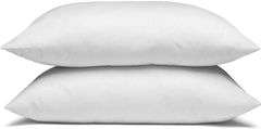 Envirosleep Dream Surrender Firm Support Pillows - Hypoallergenic Polyester Filled Cotton Shell Pillow Set, King Size 2 Pillow Set for Hotel or Home U