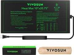 VIVOSUN Seedling Heat Mat – Waterproof, UL & MET-Certified, 20W/40W/105W Options