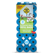 Lot Of Bags On Board Dog Poop Bags | Strong, Leak Proof Dog Waste Bags | 9 x14 Inches, 315 Blue Bags