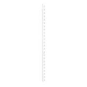 (9) ClosetMaid ShelfTrack 84 in. L White Standard Support Bracket Hang Tracks, Shelving Hardware