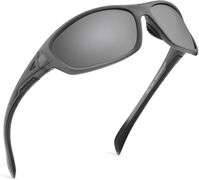 KastKing Hiwassee Polarized Sport Sunglasses for Men and Women, Wrap Sunglasses for Fishing Cycling and Running,UV Protection