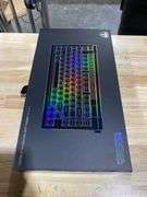 RisoPhy PC423 Wireless Creamy Keyboard with Screen & Knob, 75% 2.4G/Bluetooth/USB-C Gasket RGB Mechanical Keyboard, Hot Swappable, Five-Layer Padding