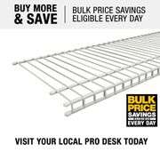 SuperSlide 12 ft. X 12 in. Ventilated Wire Shelf (6-pack)
