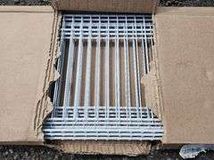 SuperSlide 96 in. W x 16 in. D White Ventilated Wire Shelf (6-pack)