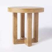 Rose Park Round Wood End Table - Threshold designed with Studio McGee