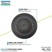 Shakespeare Universal Fit Line String Trimmer Replacement Head