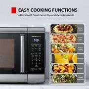 Toshiba 2.2 cu. Ft. 24.4' Microwave Oven in Stainless Steel