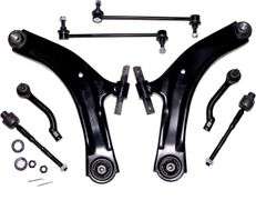 CXFDDV 8PC Fit Lower Control Arm Tie Rods For 08-13 Rouge 14-15 Rouge Select