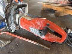 Husqvarna K4000 Concrete Saw with 2 new blades