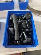 Bin of Assorted knobs and handles