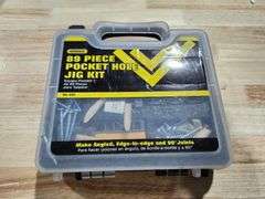 Pocket Hole Jig Kit with Screws and Dowels (89-Piece) with Carry Case