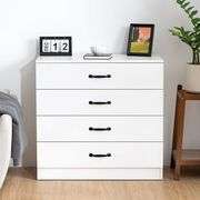 Hommpa White Dresser for Bedroom, 4 Drawers Chest of Drawers with Metal Handles for kids women Modern Tall Nightstand Storage Cabinet for Living Room