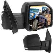Right Passenger Side Mirror, For Ford F150 Side Mirror Replacement 2015-2020, For Ford F150 Side View Mirror, w/Temperature Sensor, Heated, Turn Signa