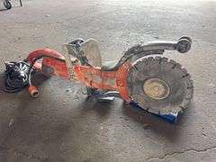 Husqvarna K4000 Concrete Saw with 2 new blades