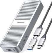 ORICO Upgraded Aluminum M.2 NVMe SSD Enclosure Reader 20Gbps to USB C 3.2/3.1 Gen 2 to M2 NVMe PCI-E M-Key SSD External Adapter Support UASP Trim Smar
