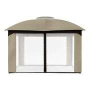 Shiloh Glen 10 ft. X 12 ft. Steel Brown Gazebo