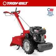 Mustang 18 in. 208 cc Gas OHV Engine Rear Tine Garden Tiller with Forward and Counter Rotating Tilling Options