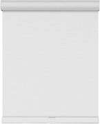 Sulugood,Blackout Roller Shades for Windows,Free-Stop Cordless Roller Blinds,Striped Jacquard Window Shades for Bedroom,Thermal Insulated Fabric White