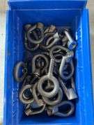 Bin of Large Eye Bolts