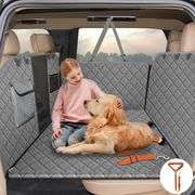 Vinstatin Back Seat Extender for Dogs Hard Bottom, Dog Car Seat CoverNonslip & Waterproof Seat Protector for Pets-Dog, Backseat Cover for Dogs in Car