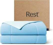 REST Evercool Cooling Comforter, Good Housekeeping Award Winner for Hot Sleepers, All-Season Lightweight Blanket to Quickly Cool Down While Stay Warm