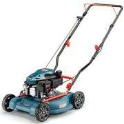 SENIX 18in Gas Lawn Mower, 144cc 4-Cycle Engine, Push Lawnmower with Side Discharge, LSPG-L1