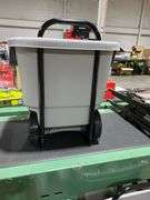 Suncast 2 cu. Ft. Portable Plastic Gray Garden Cart