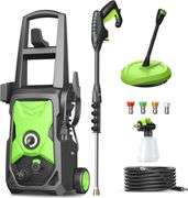 Electric Pressure Washer for Effortless Cleaning, 4800PSI Max 3.0GPM Power Washer, 4 Nozzles & Detachable Foam Cannon for Easy Use, Home/Driveway/Car