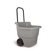 Suncast 2 cu. Ft. Portable Plastic Gray Garden Cart