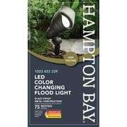 (2) 75-Watt Equivalent Low Voltage Millennium Black Adjustable Light Color Integrated LED Outdoor Landscape Flood Light