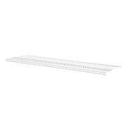 SuperSlide 96 in. W x 16 in. D White Ventilated Wire Shelf (6-pack)