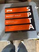 SPTA Bucket Dolly with 5 Wheels, Car Wash Bucket Roller, Easy Push Rolling Barrel Dolly System for Washing, Waxing, Removable Bucket Mover, Polishing