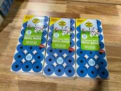 Lot Of Bags On Board Dog Poop Bags | Strong, Leak Proof Dog Waste Bags | 9 x14 Inches, 315 Blue Bags