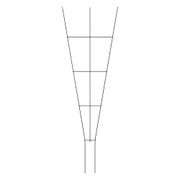 72 in. Metal Fan Trellis Cypress