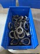 Bin of Large Eye Bolts