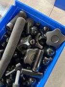 Bin of Assorted knobs and handles