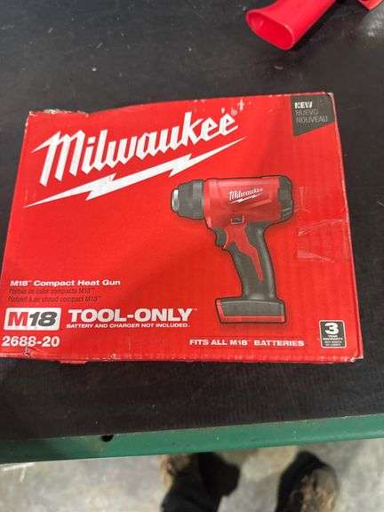 Milwaukee M18 18V Lithium-Ion Cordless Compact Heat Gun (Tool-Only)