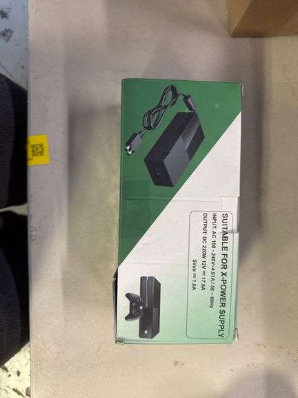 Power Supply for Xbox One Latest Version Replacement Power Brick Power Box for Xbox one Adapter AC Power Cord Cable 100-240V Auto Voltage