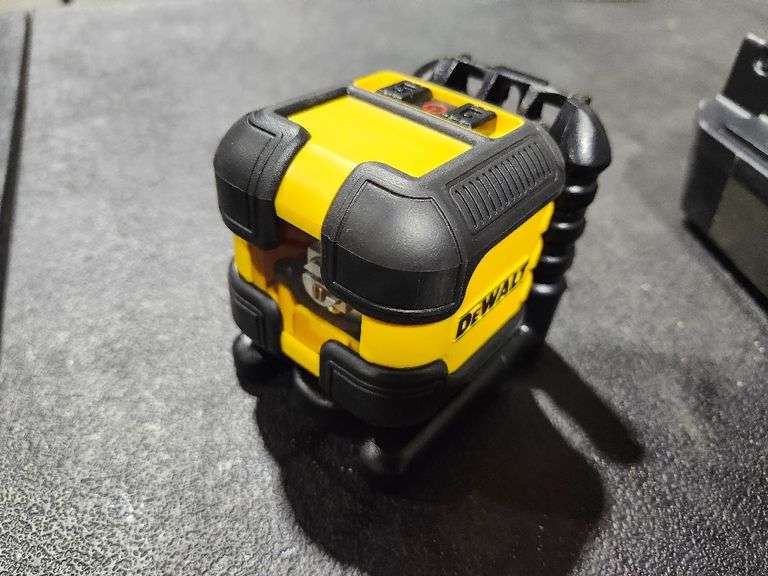 40 ft. Red Self-Leveling Cross Line Laser Level with (2) AA Batteries & Case