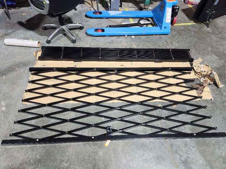 (2) Vevor 84" tall by 75" wade folding security gate