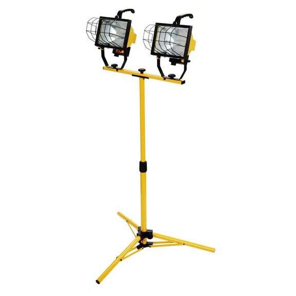 1000-Watt Halogen Telescoping Twin Head Tripod Work Light