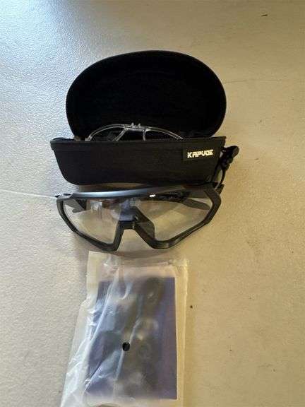 KAPVOE Photochromic Cycling Glasses Men Women Mountain Bike Sunglasses Clear MTB Bicycle Riding - K9408