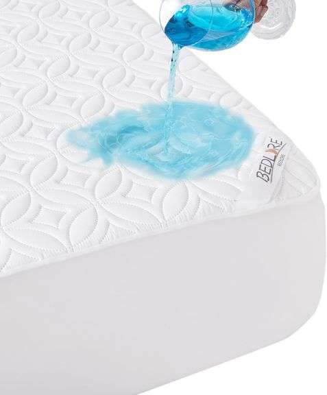 BEDLORE Waterproof Mattress Protector, King Size Noiseless Mattress Pad with Deep Pocket 6"-18" Depth, Soft Breathable Bed Mattress Cover Washable for