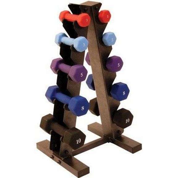 CAP Barbell A-Frame Dumbbell Weight Rack - Black