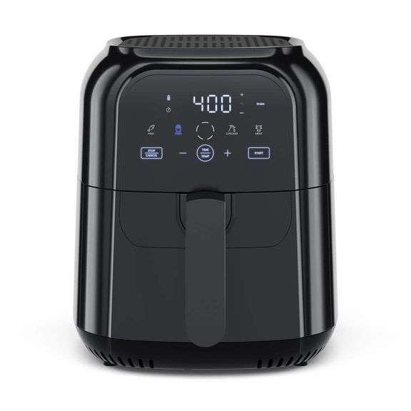 6 Qt. Black Air Fryer with Digital Touch Control